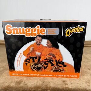 Snuggie Cheetos Wearable Blanket Stay Cheesy Orange Fleece One Size NEW